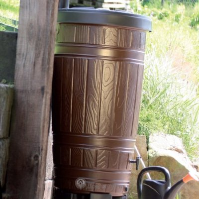 Комплект Водосборник Woodcan 265 л коричневый