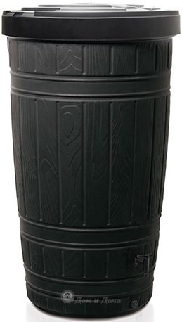 Комплект Водосборник Woodcan 265 л черный