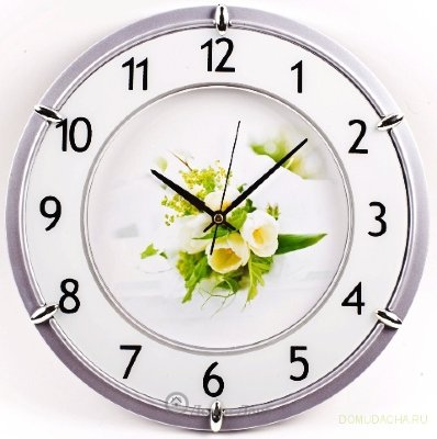 Часы настенные MAXTRONIC "Тюльпан"