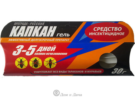 Русский Капкан гель от тараканов 30г.(фипронил)